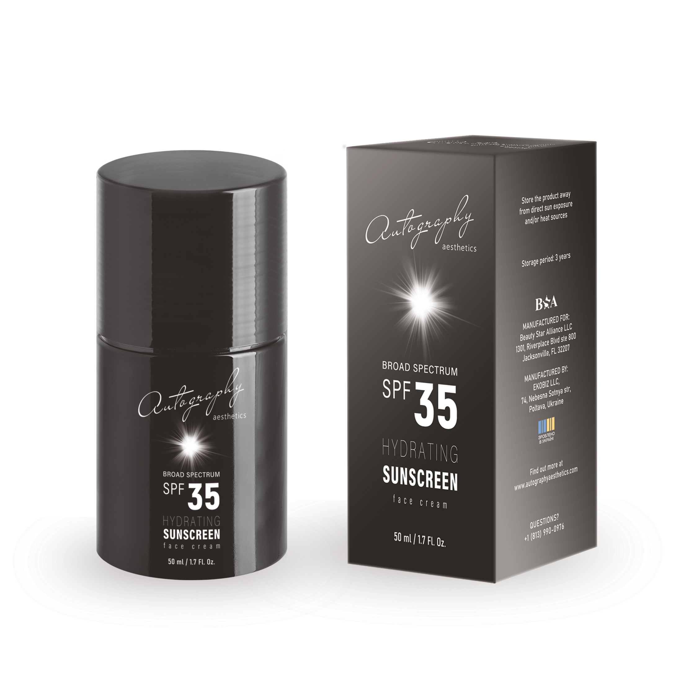 AUTOGRAPHY SUNSCREEN FACE CREAM SPF 35 Сонцезахисний крем для обличчя SРF 35